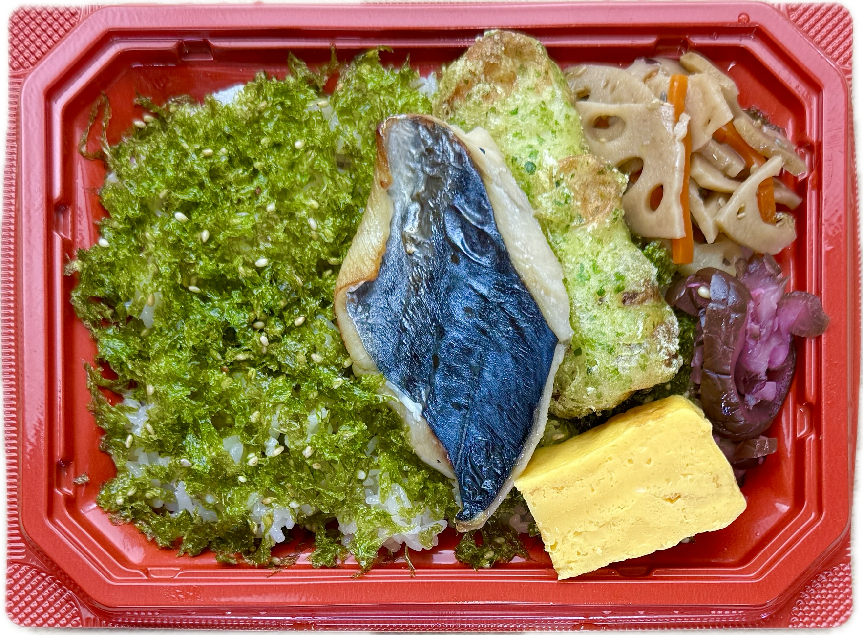 焼き魚のり弁
